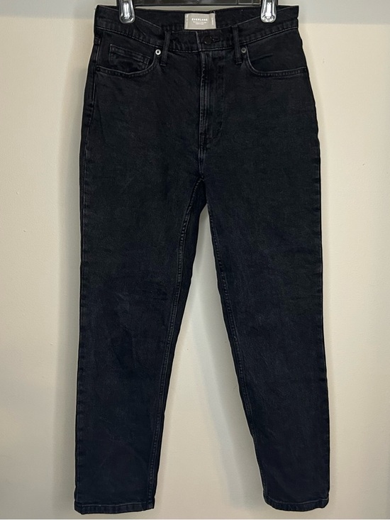 Everlane Denim - Everlane Charcoal Gray High-Rise Straight Jeans Size 28